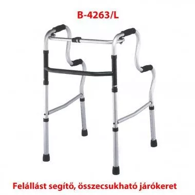 Felállást segítő összecsukható járókeret