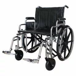   B-4200/XXXL mechanikus nagyteherbírású, összecsukható kerekesszék, 66 cm ülésszélesség