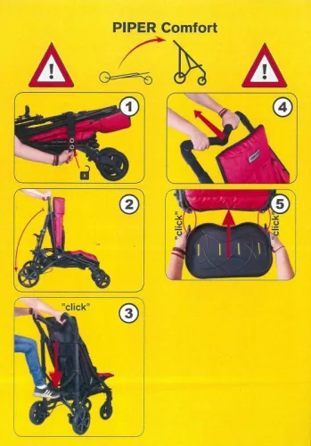 PIPER Comfort gyermek kerekesszék INLAY betét