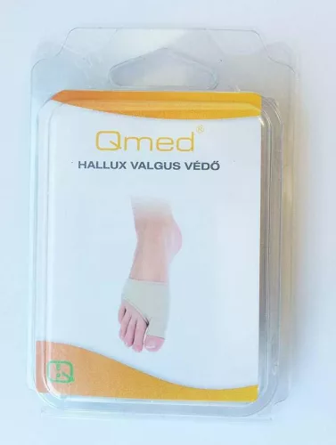 QMED szilikon béléses Hallux Valgus védő