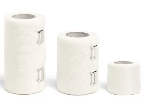 Biflexideal rövidmegnyúlású kompressziós fásli 3/6 cm x 5 m fehér