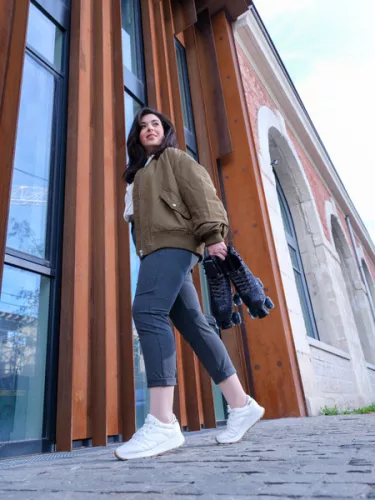 Venoflex Micro AD térdharisnya zárt orrú