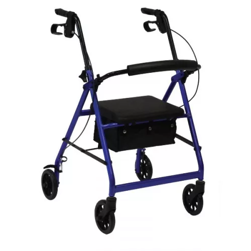 Könnyű, stabil Herdegen Alu-b. rollátor, 130 kg-ig, mindössze 6,5 kg