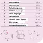 Lazy Up egymotoros fotel 130kg-ig 2év garanciával antik bőr színben