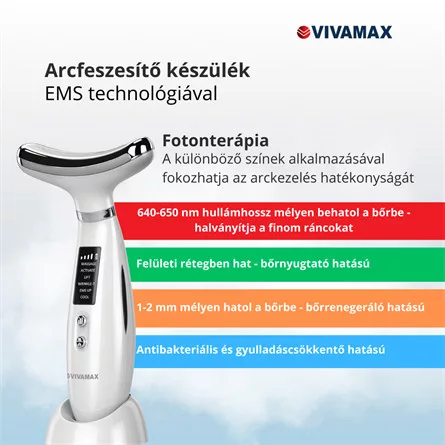 Arcfeszesítő készülék EMS technológiával Vivamax
