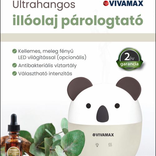Ultrahangos illóolaj párologtató (Koala)