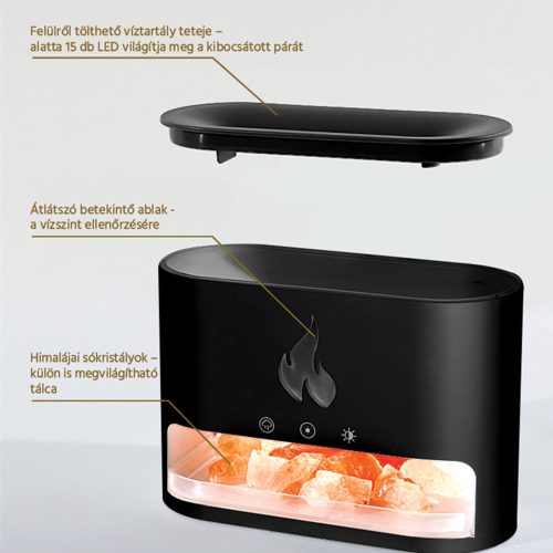 Flame aromadiffúzor sókristályokkal