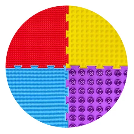 Szenzoros masszázsszőnyeg szett 8 darabos