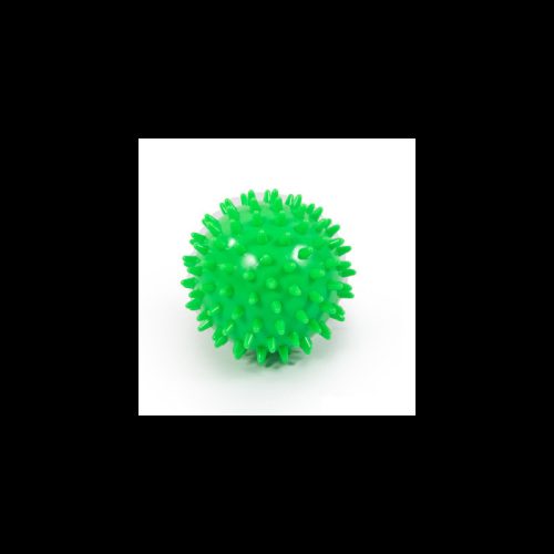 Tüskés masszírozó labda 9 cm (zöld)