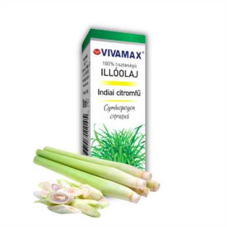 Indiai citromfű 100%-os tisztaságú illóolaj (10 ml)