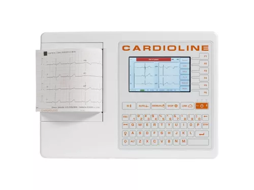Cardioline 100S, 6 csatornás EKG készülék  Glasgow interpretációval