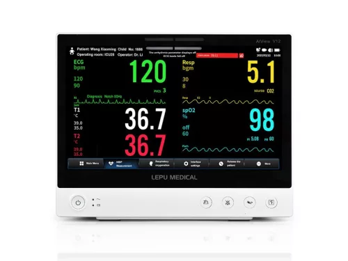 AIVIEW V12 betegellenőrző monitor  5 elvezetéses