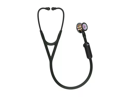 Fonendoszkóp Littmann Core digitális elektromos fekete, szivárvány fej 69 cm 8572