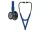 Fonendoszkóp Littmann Cardiology IV s.kék, magasfényű füst fej, fekete hallgató, kék csőszár 6202