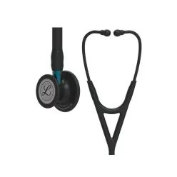   Fonendoszkóp Littmann Cardiology IV fekete, fekete fej + hallgató, kék csőszár 6201