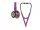 Fonendoszkóp Littmann Cardio.IV szilvakék cső, szivárvány fej,fekete hallgató 6205LIMITÁLT