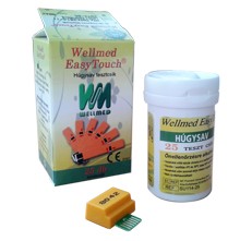 Wellmed EasyTouch GU és GCU készülékhez húgysav Tesztcsík 25 db Uric Acid