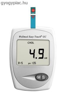 Wellmed Easy Touch ET GC Vércukor- és koleszterin mérő készülék