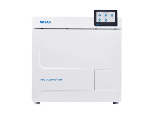 Gőzsterilizátor Melag 17 l., Vacuclave 118 S, 3 tálcával, ME10118S