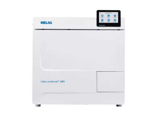Gőzsterilizátor Melag 17 l., Vacuclave 318 Prime Line, 3 tálcával, vízhálózatról műk._ ME10318