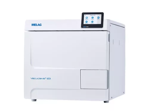 Gőzsterilizátor Melag, 23 literes / Vacuclave 123, 3 tálcával _ ME10123 +3 pcs ME00230