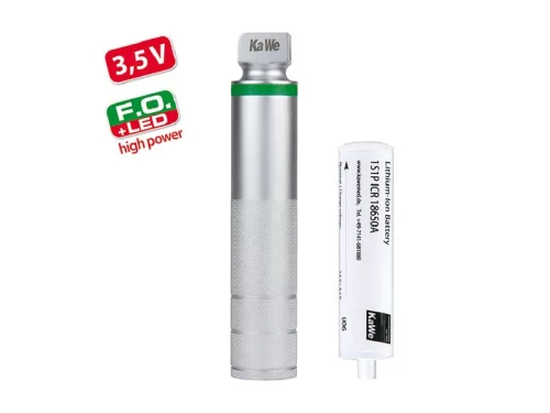 Laringoszkóp nyél KaWe FO LED 28 mm / 03.41140.521 Li-ion akkuval
