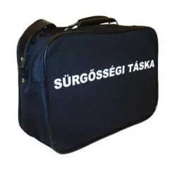Koffer üres SÜRGŐSSÉGI felirattal