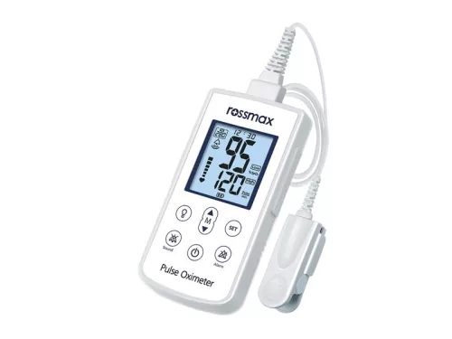 x Pulzoximéter Rossmax, professzionális / felnőtt ujjcsipesszel SA210