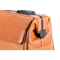   Táska Dürasol Rusticana bőr 8001 világosbarna / Kicsi 2 zsebes