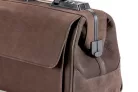 Táska Dürasol Rusticana bőr 8151 sötétbarna / Nagy 2 zsebes