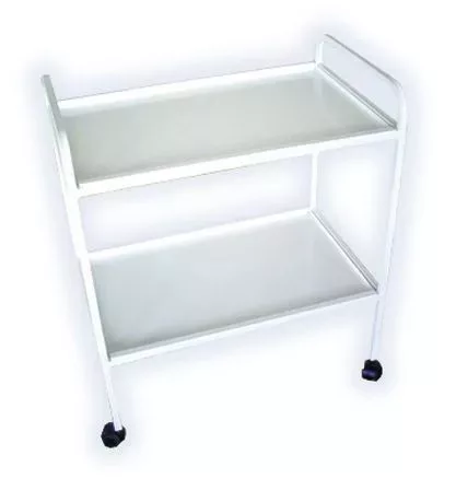 Műszerasztal lemezlapos 50x80 kerekes / 13.15