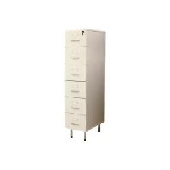   Szekrény kartoték 6 fiókos / fém fiókkal / 63x51x131 / A 4-es álló