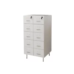 Szekrény kartoték 10 fiók fa 33.59 A/4 fekvő