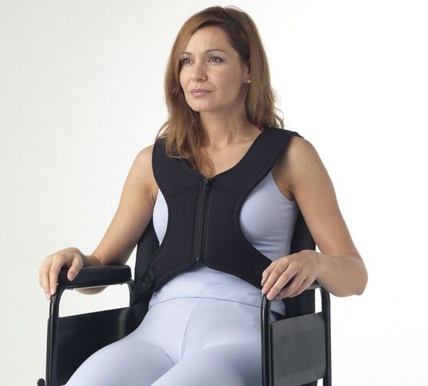 Image of Thuasne adx-22 Betegrögzítő törzstámasz elöl zipzárral