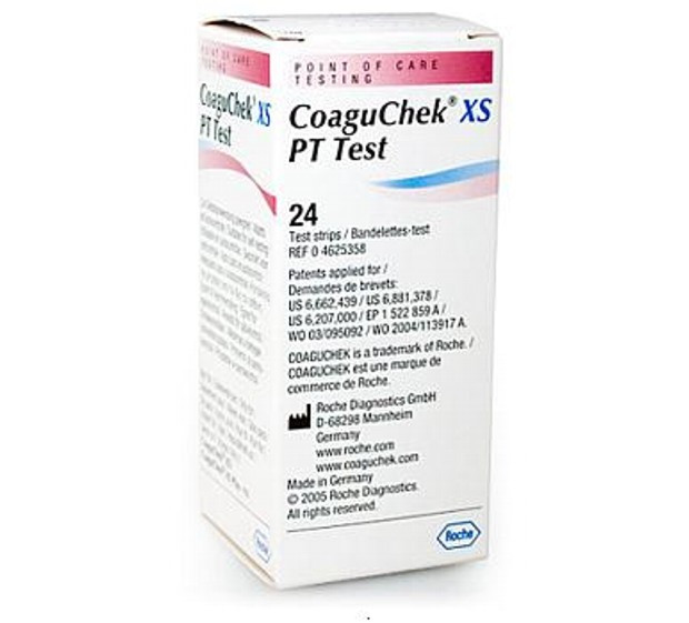 Image of CoaguChek XS Tesztcsík (INR tesztcsík) 24 db