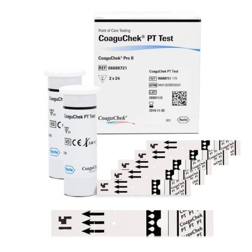 Image of CoaguChek PT 2x24 TESZTCSÍK (ChoaguChek PRO II-höz)