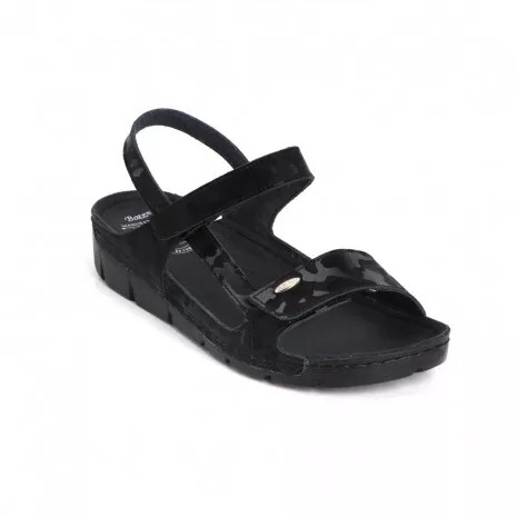 Image of BATZ MIRI FEKETE MIX NŐI BŐR SZANDÁL 37-41