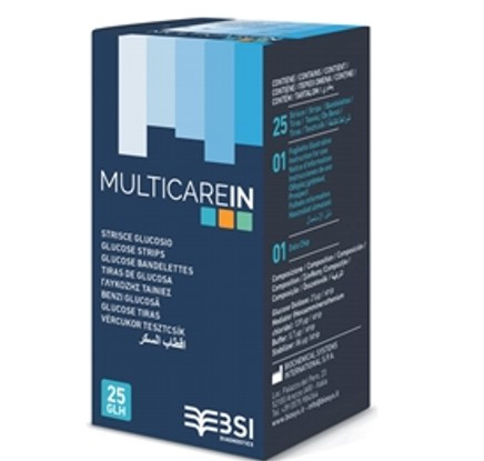 Image of Tesztcsík MULTICARE IN vércukor 25x