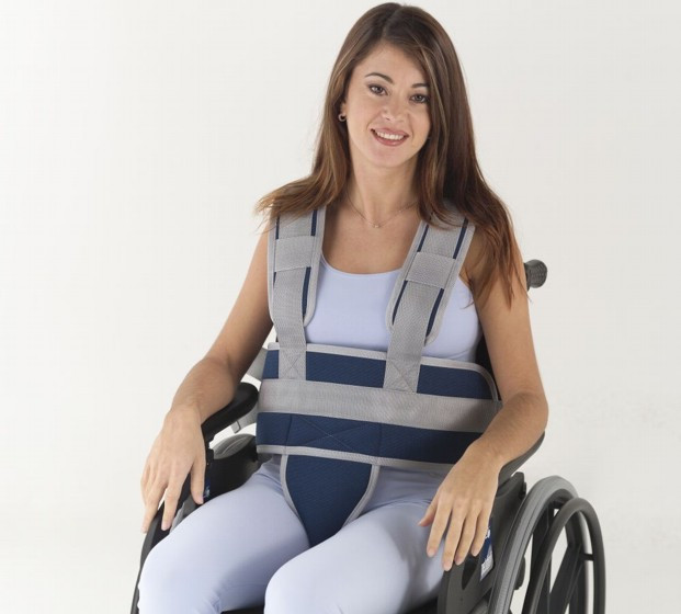 Image of Betegrögzítő medenceöv vállpántokkal, mágneszáras