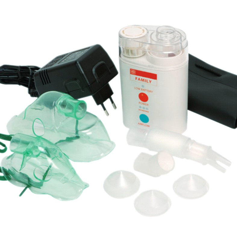 Image of Hordozható ultrahangos inhalátor FAMILY adapterrel