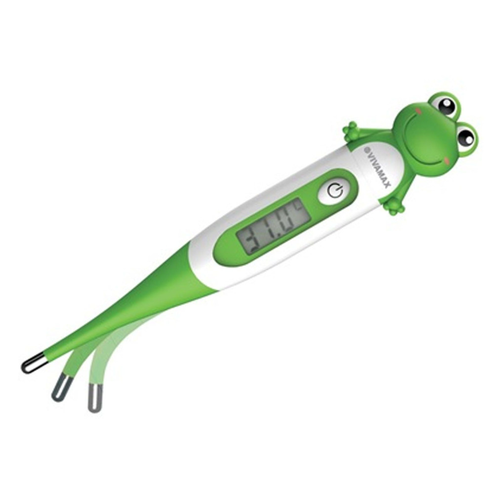 Image of Digitális lázmérő flexibilis fejjel – béka