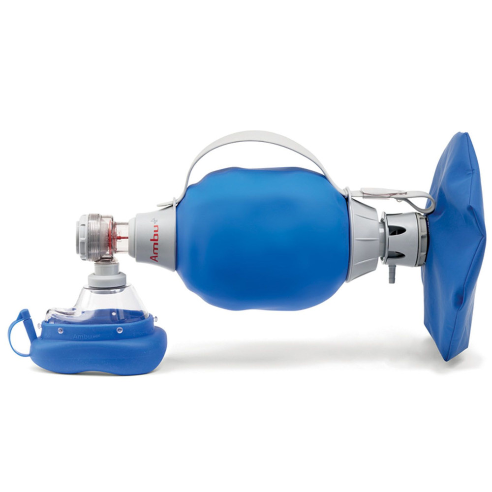 Image of Lélegeztető ballon felnőtt AMBU MARK 4 egyutas 5-ös maszkkal, rezervoárral