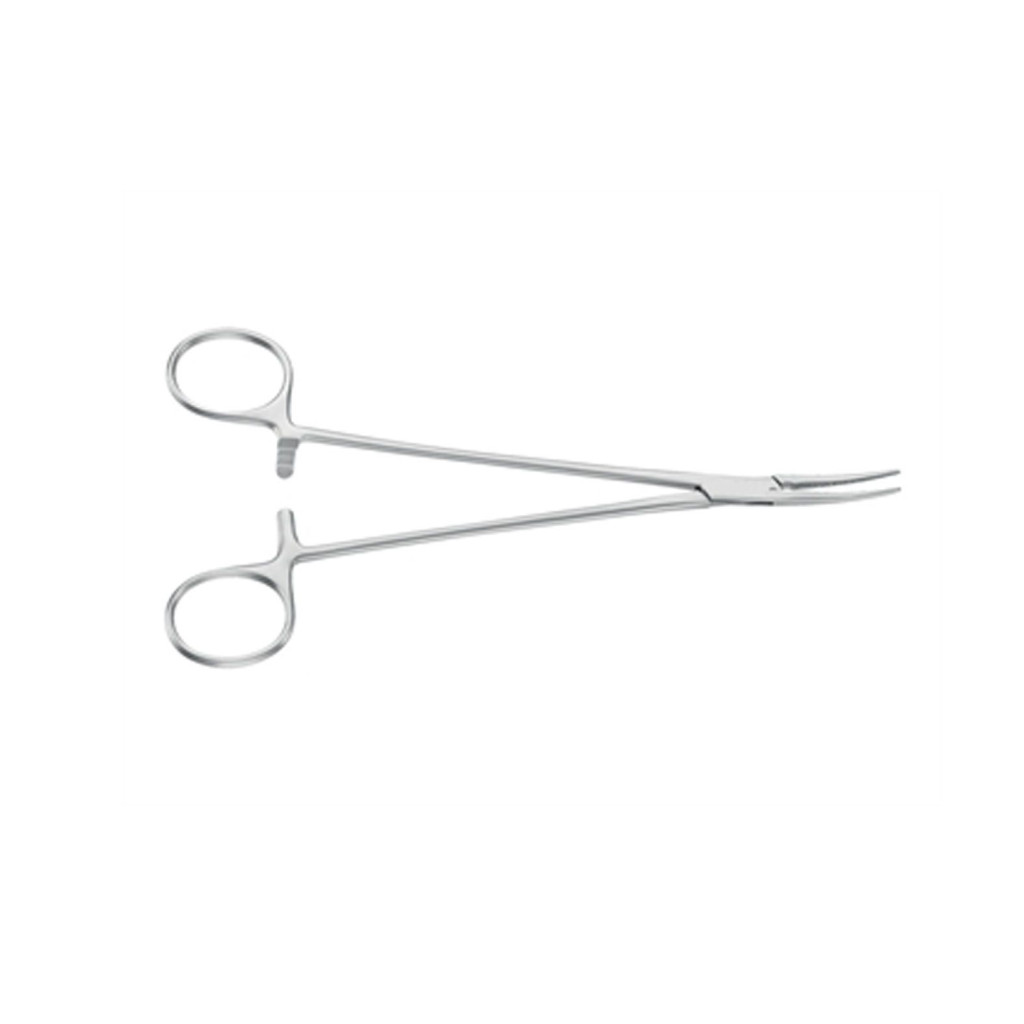 Image of AESCULAP HALSTED érfogó - hajlított - tompa - 18.5 cm - BH203R