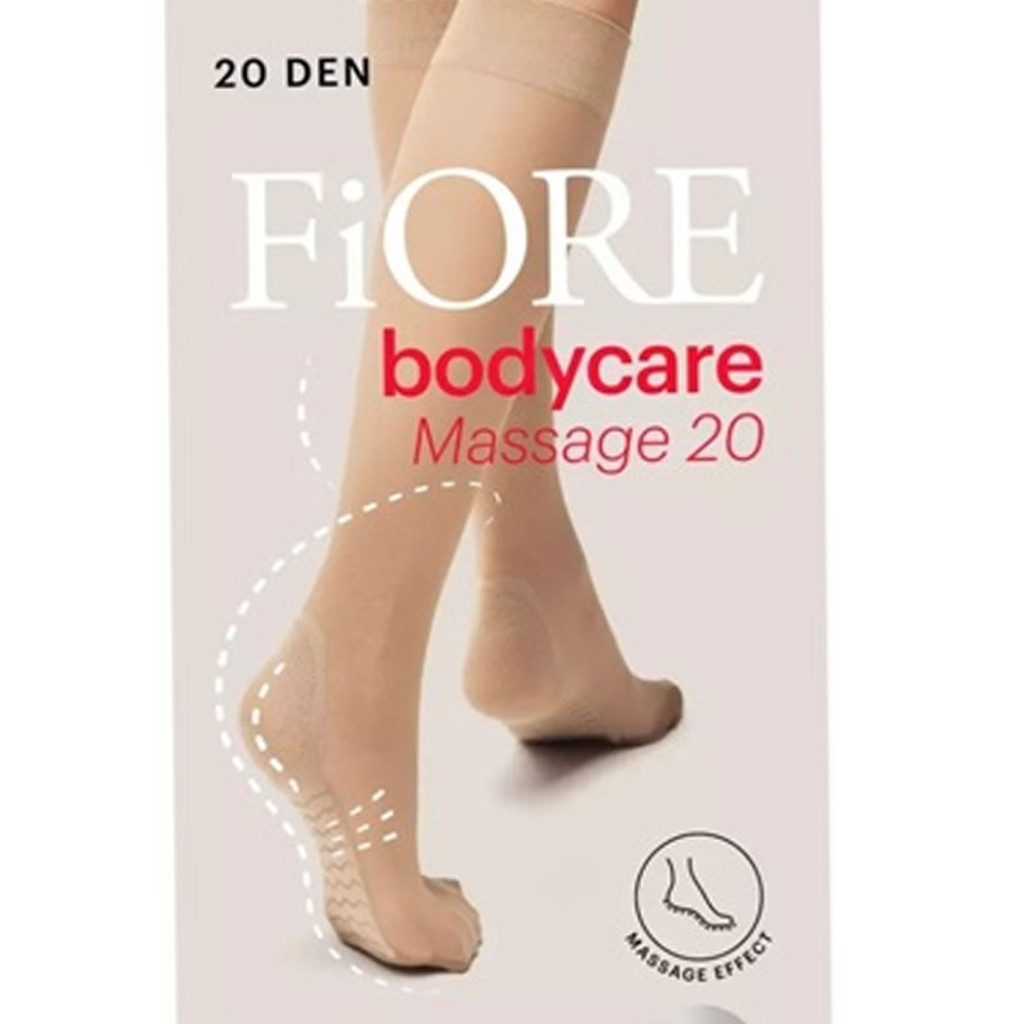 Image of "Fiore Massage20" gyógyhatású térdfix, testszínű (egy méret)
