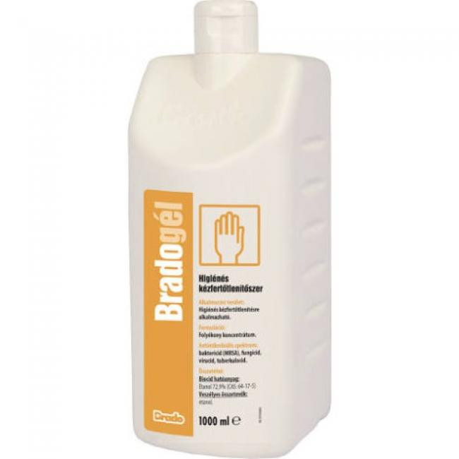 Image of BRADOGÉL 500 ml pumpás víznélküli kézfertőtlenítő
