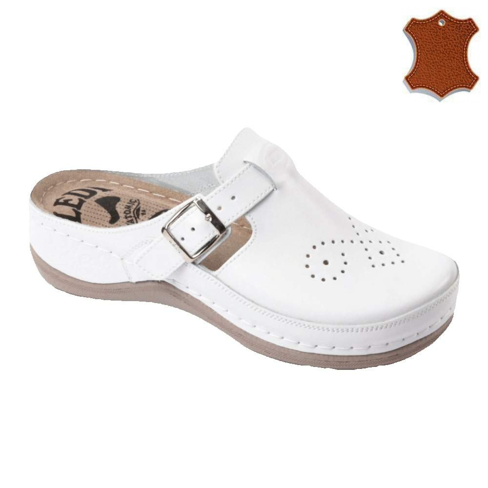 Image of 402/18 anatómiai csatos fehér női bőr klumpa 36-41