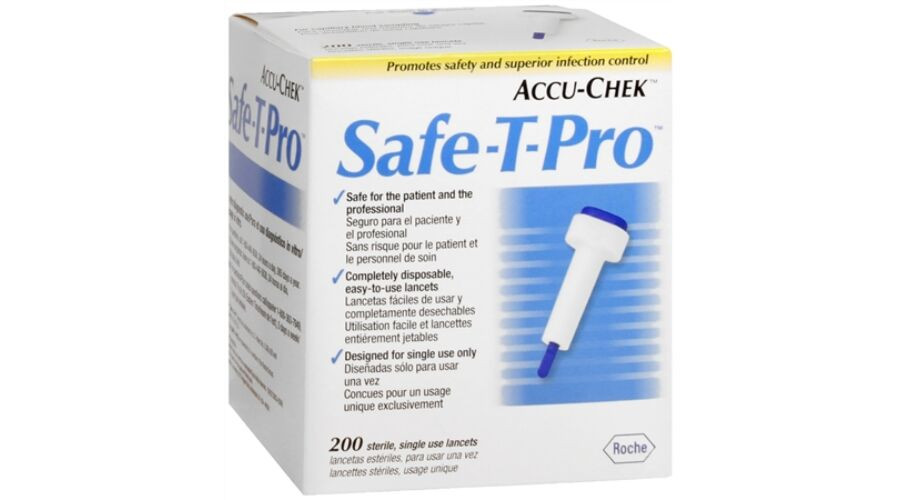 Image of ACCU CHECK SAFE-T-PRO PLUS 200 DB-os steril egyszerhasználatos ujjbegyszúró