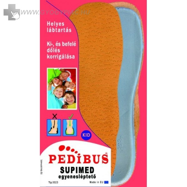 Image of Supimed gyógytalpbetét lúdtalpas és befelé dőlő bokájúaknak