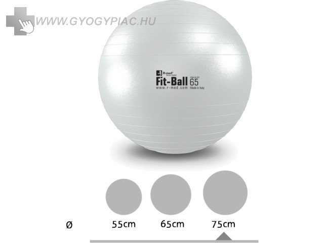 Image of FIT-BALL gyöngyház fitnesslabda, torna vagy ülőlabda a gerinckímélő üléshez, tartásjavításhoz 55 cm