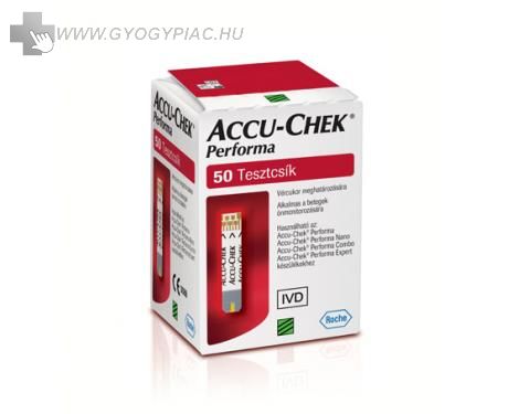 Image of ACCU CHEK PERFORMA Vércukormérő tesztcsík 50 db